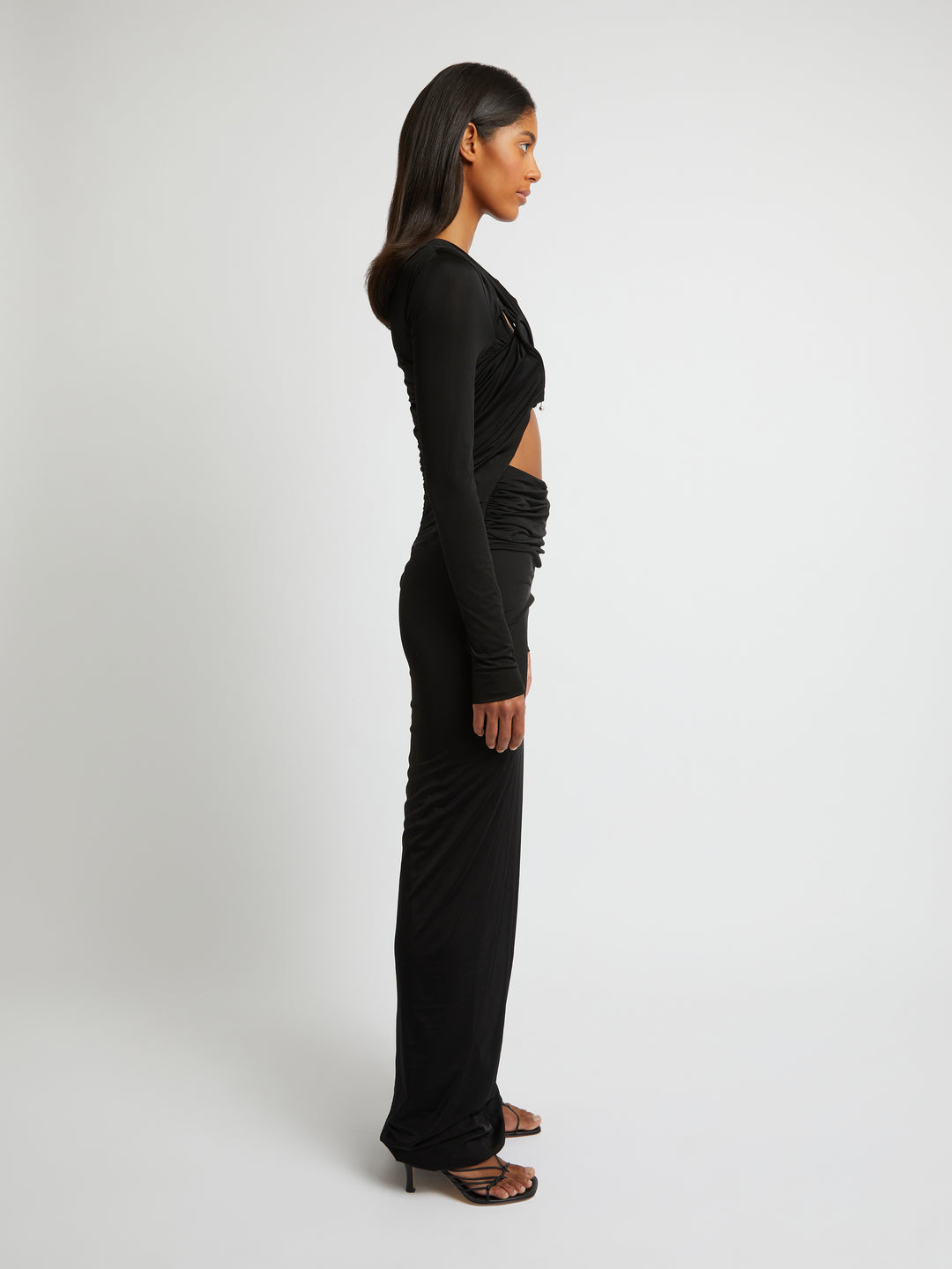 Venus long sleeve sales black dress