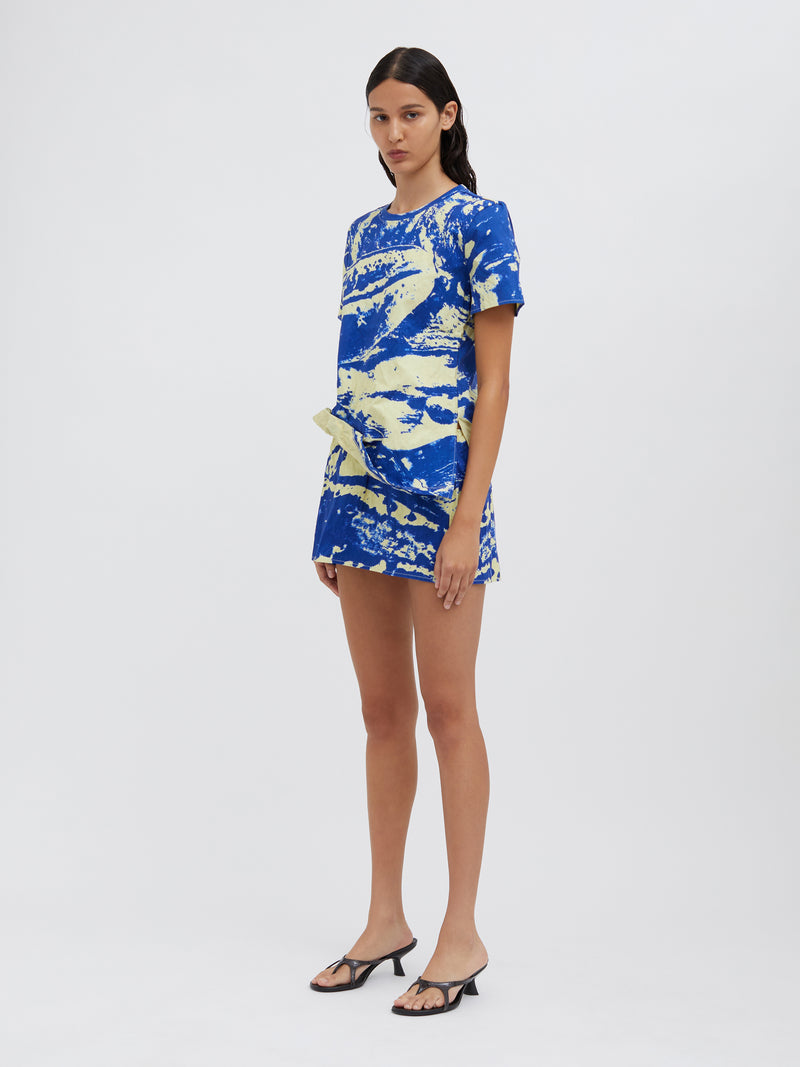 Platano Print Crushed Micro Skirt - Image 3