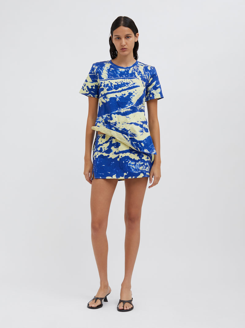 Platano Print Crushed Micro Skirt - Image 5