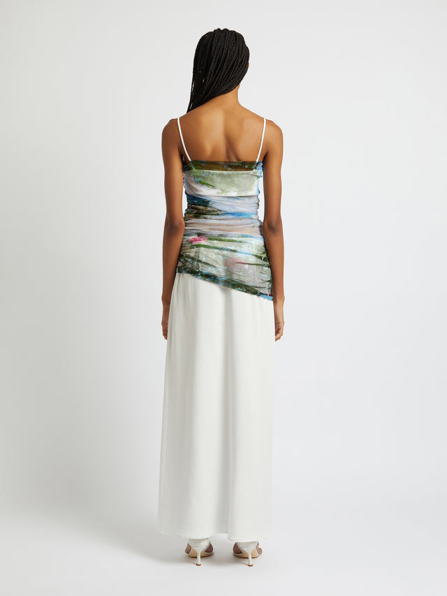 Lucid Sheer Panel Dress