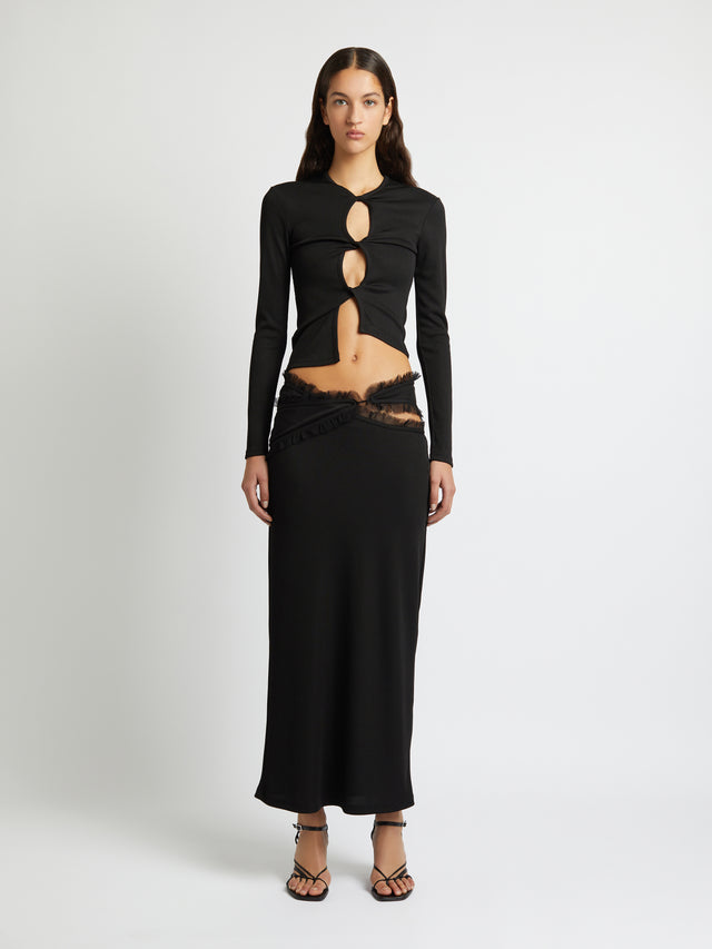 Carina Interlinked Long Skirt