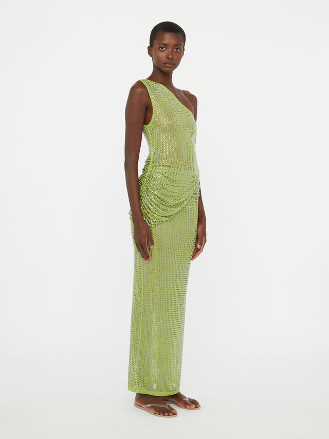 Cirrus Cutaway Shoulder Dress
