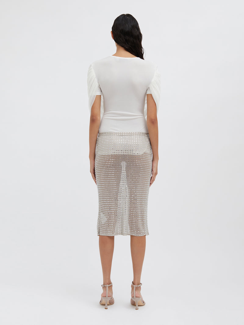 Cristalla Knit Skirt - Image 4