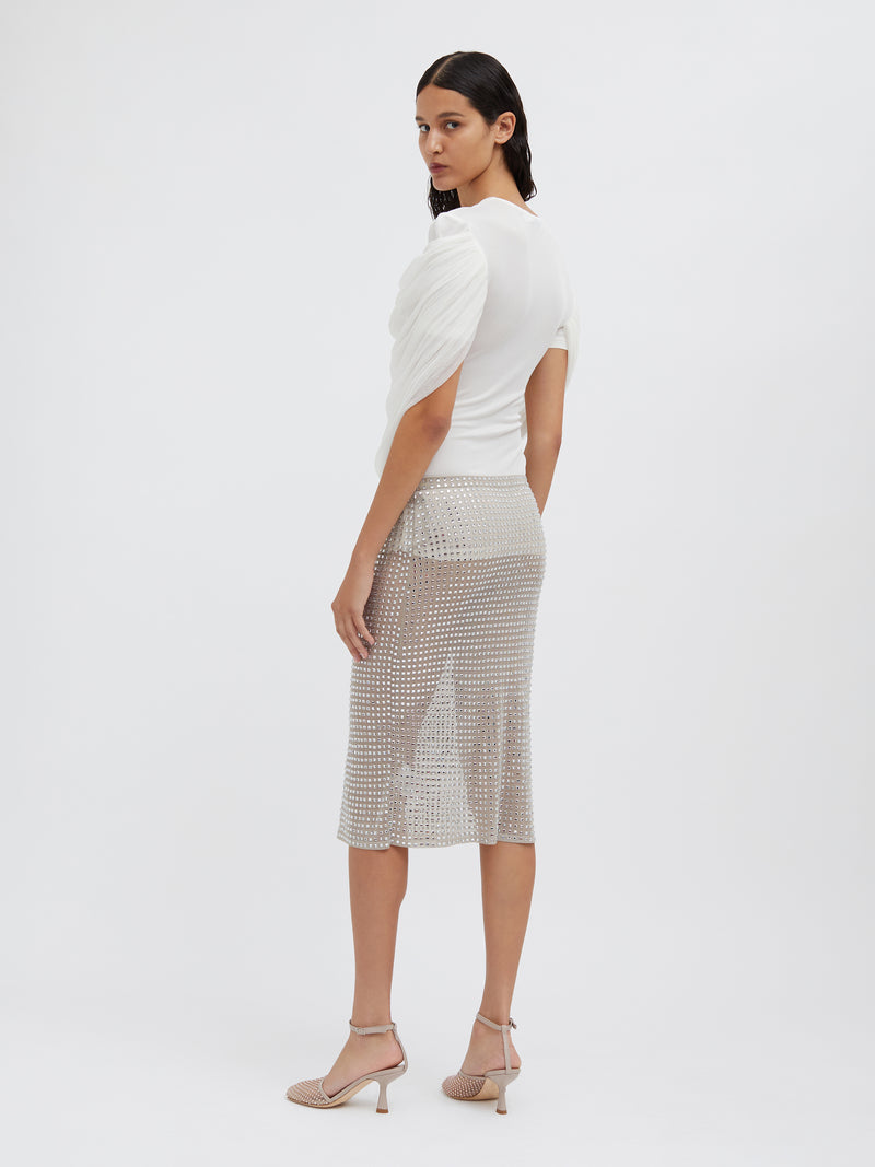 Cristalla Knit Skirt - Image 3
