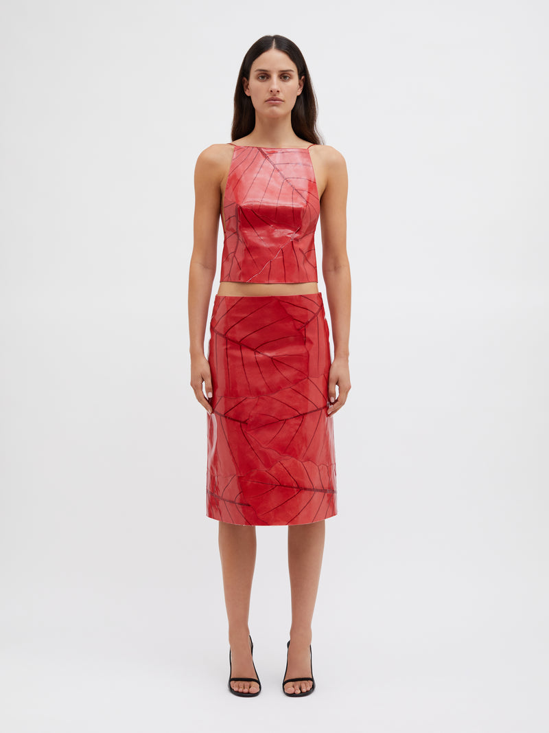 Alocasia Leaf Tie Back Top - Image 3