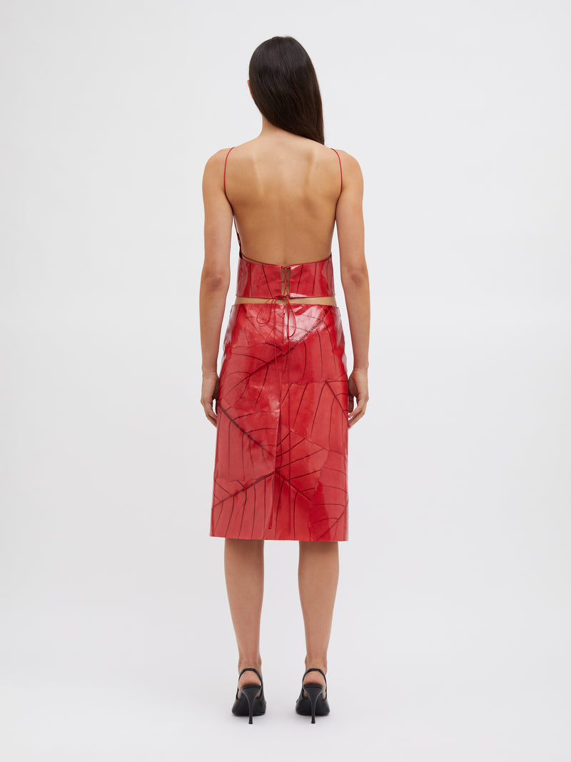 Alocasia Leaf Tie Back Top - Image 5