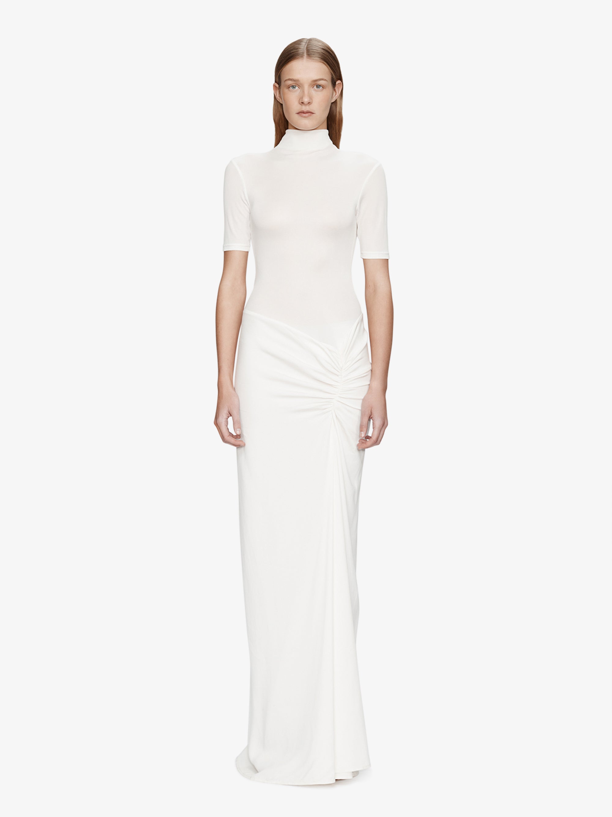 Fusion Ruched Tee Gown