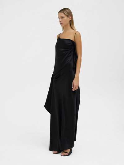 Cusco Silk Drape Cami Dress