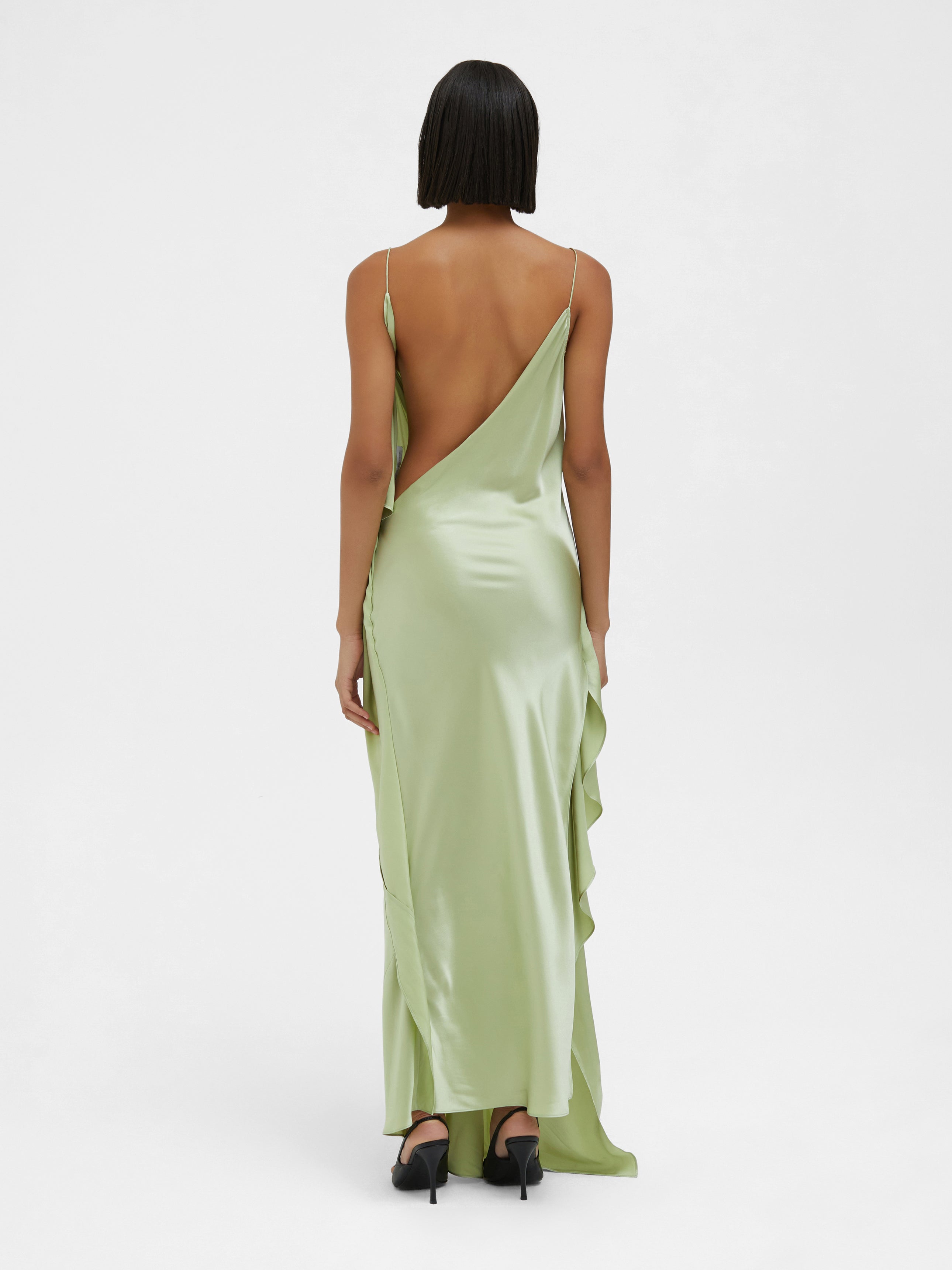 Cusco Silk Drape Cami Dress