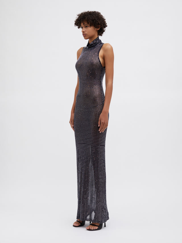 Cristalla Knit Tank Gown