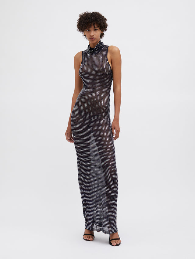 Cristalla Knit Tank Gown