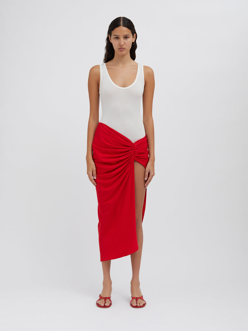 Euripides Ruched Skirt