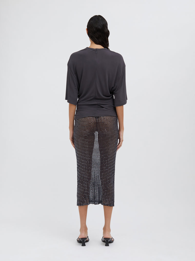 Cristalla Knit Skirt - Image 4