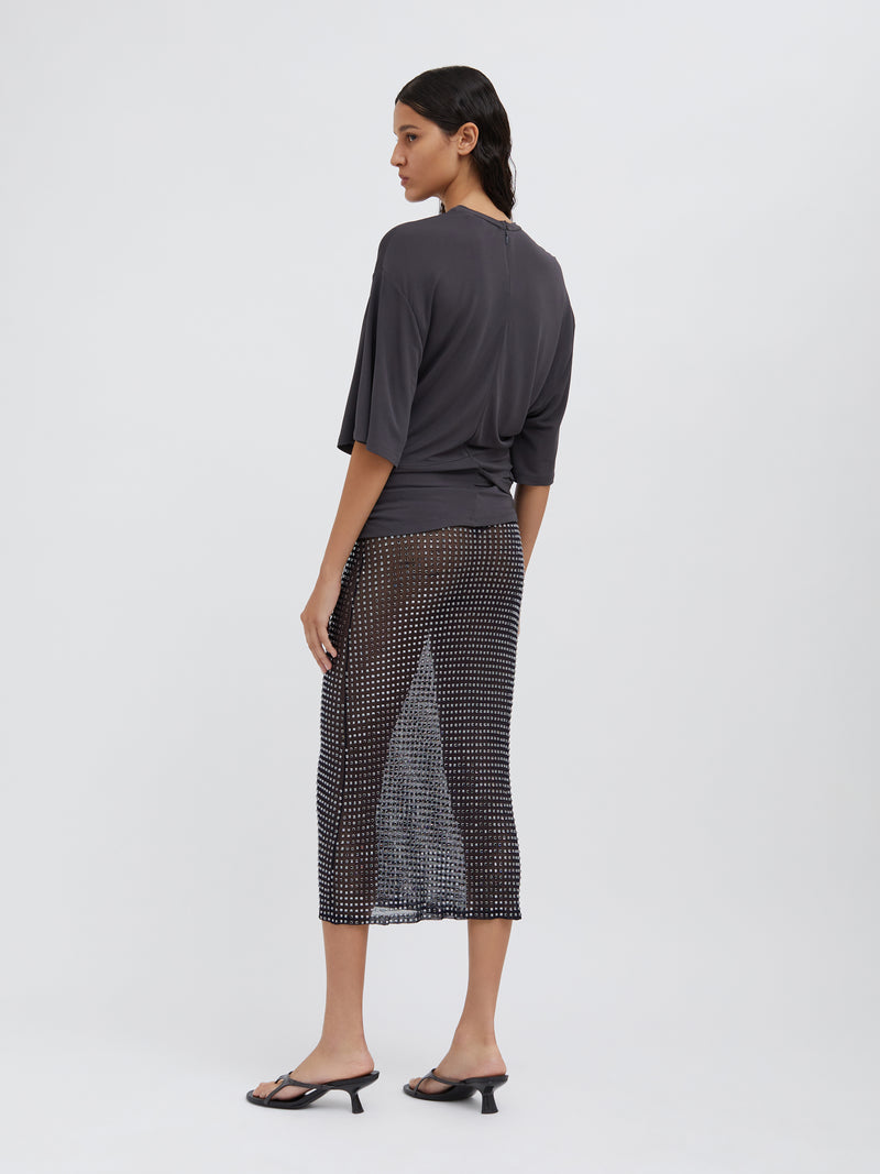 Cristalla Knit Skirt - Image 3