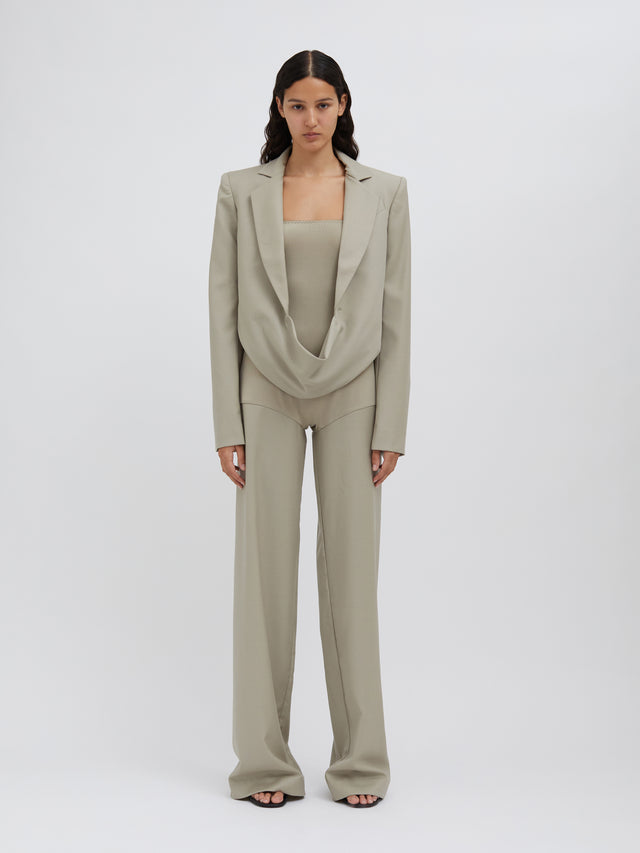 Talus Scoop Front Crop Blazer