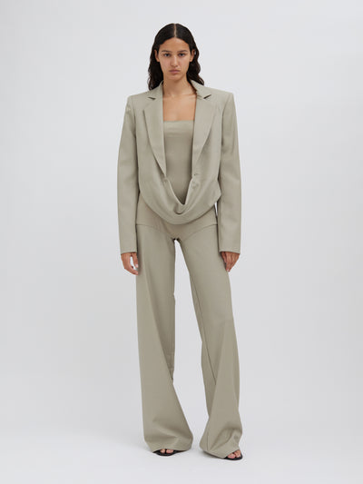 Talus Scoop Front Crop Blazer