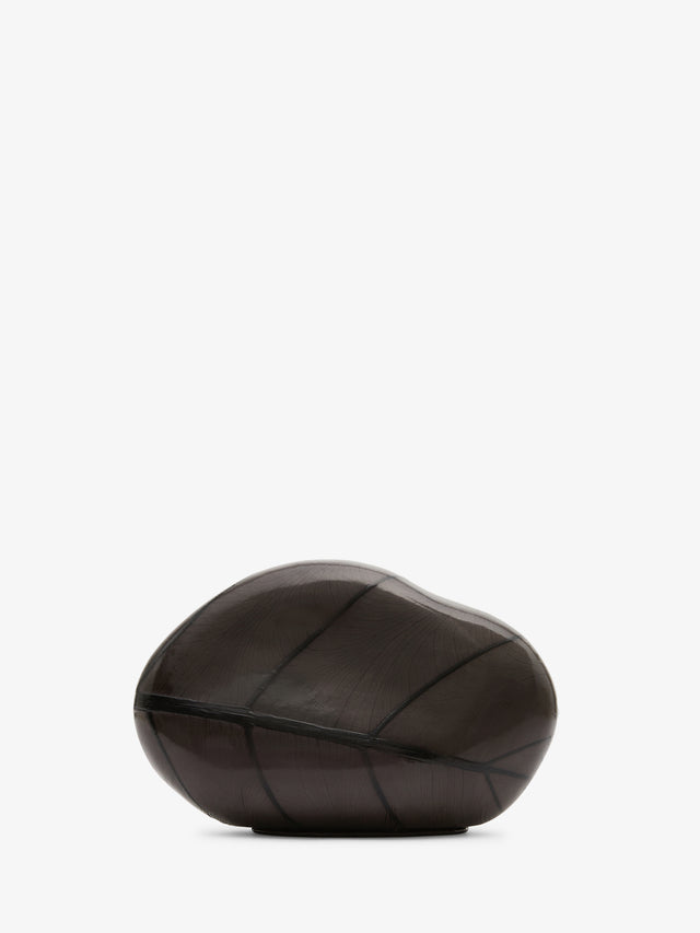 Large Leaf Stone Clutch