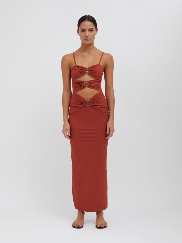 Crystal Orbit Column Dress