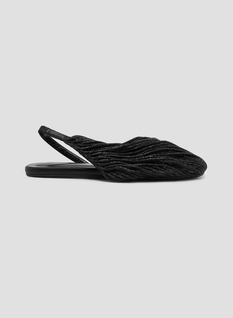 Saskia Stranded Crystal Flat - Image 1