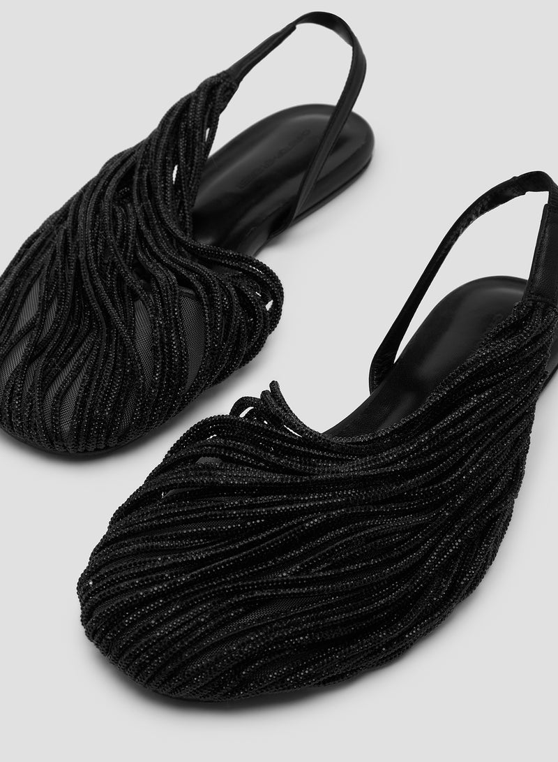 Saskia Stranded Crystal Flat - Image 4