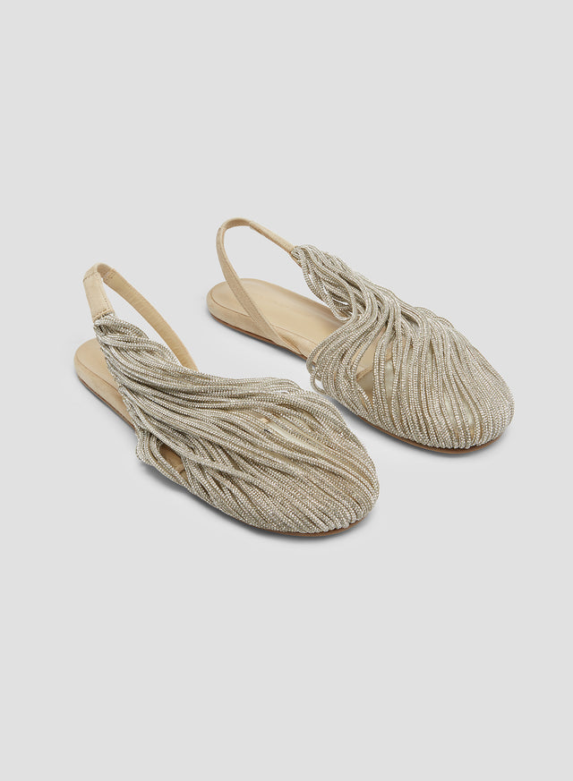 Saskia Stranded Crystal Flat