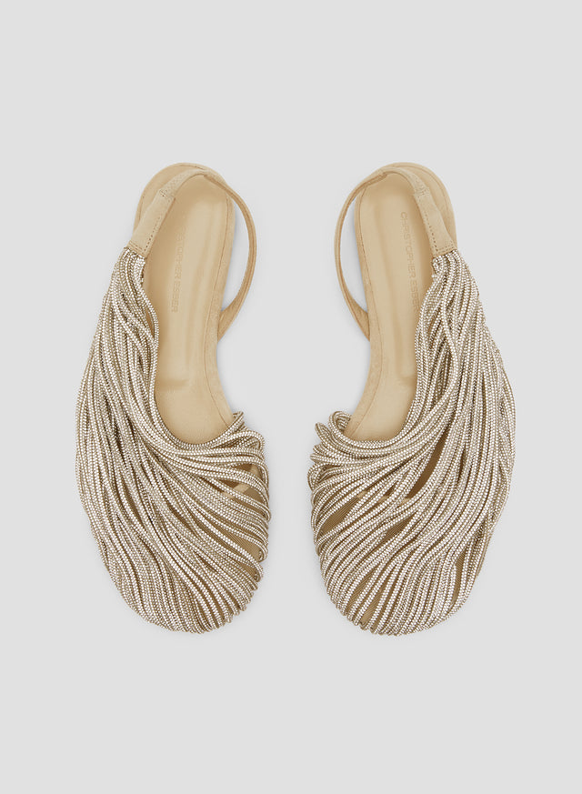Saskia Stranded Crystal Flat