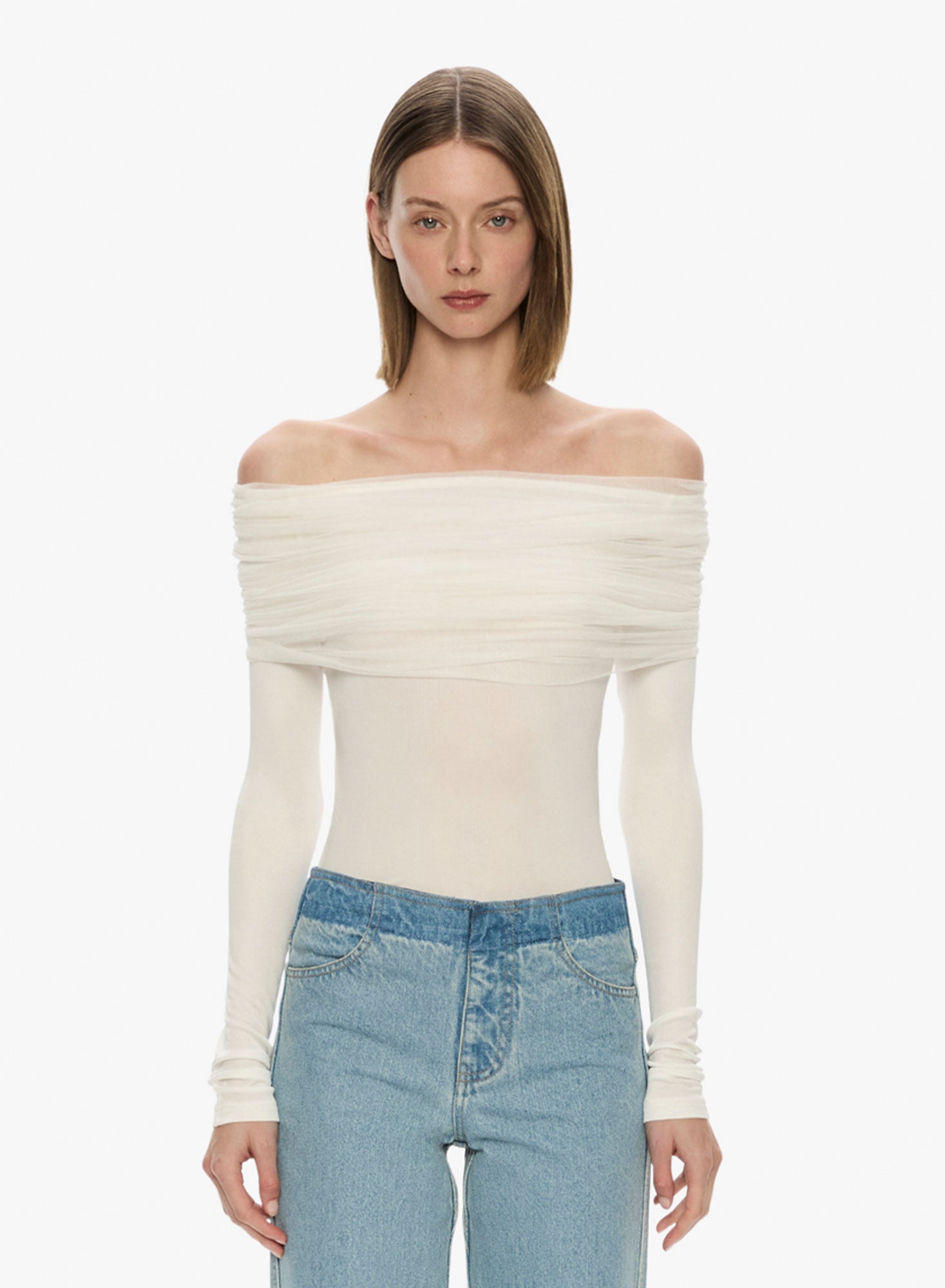 Sonora Veiled Long Sleeve Top