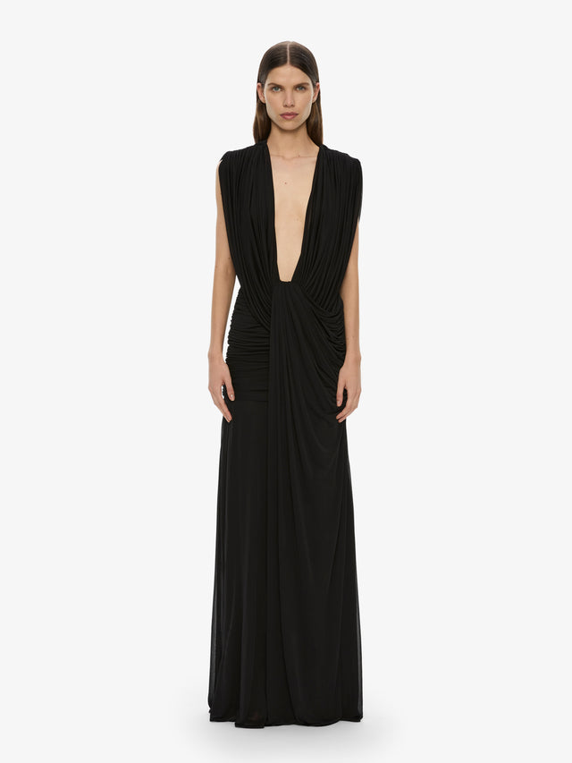 Ripple Drape Gown