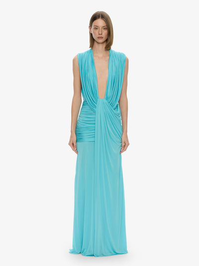 Ripple Drape Gown