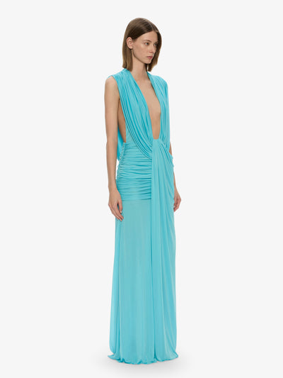Ripple Drape Gown