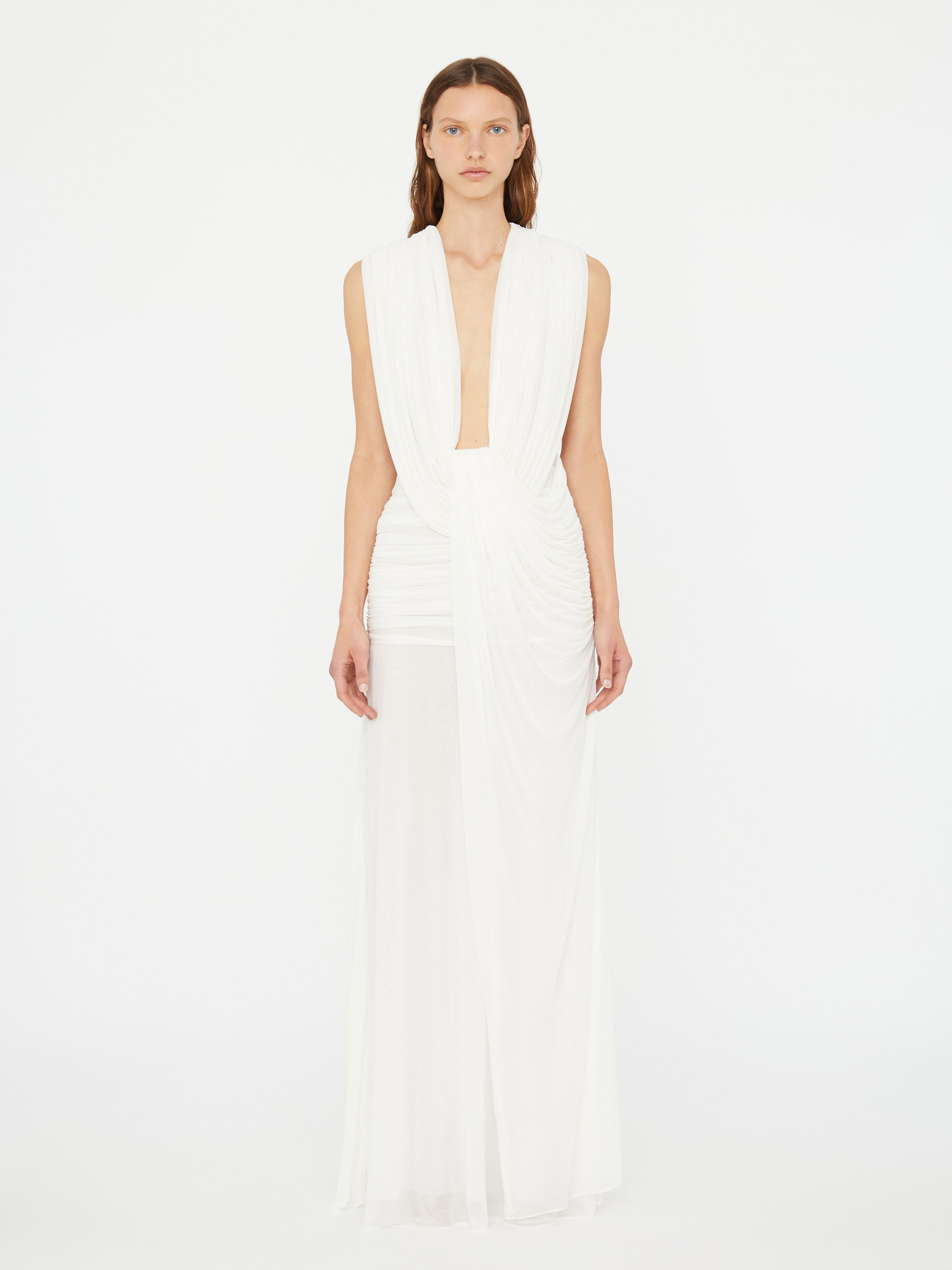 Ripple Drape Gown