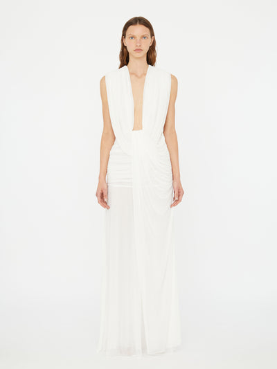 Ripple Drape Gown