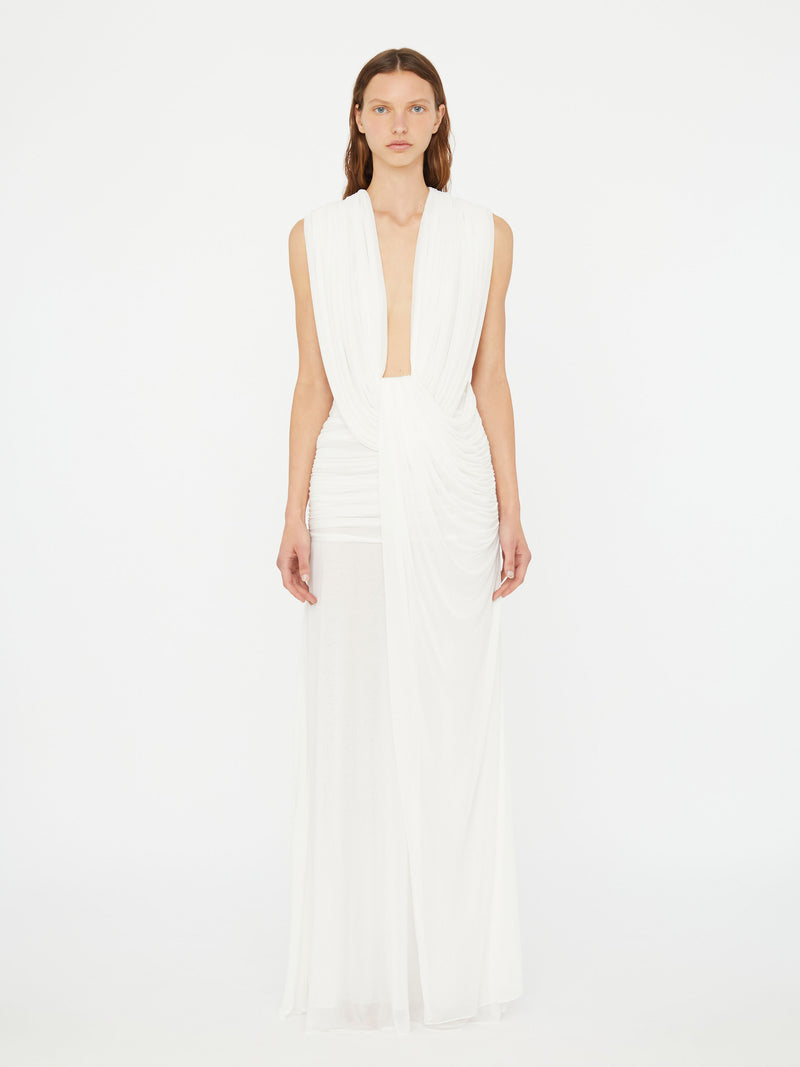 Ripple Drape Gown