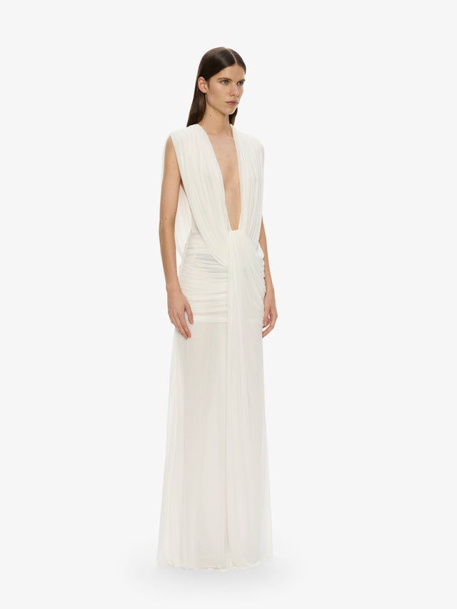 Ripple Drape Gown