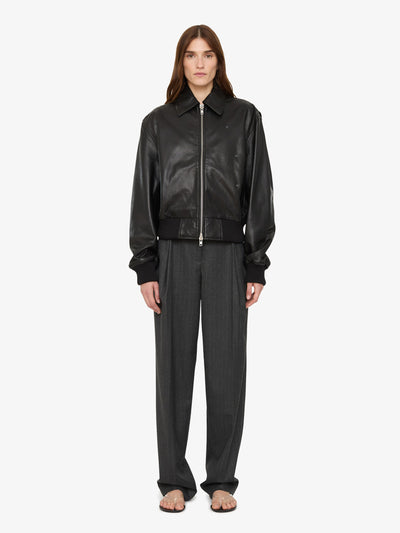 Leather Flight Bomber