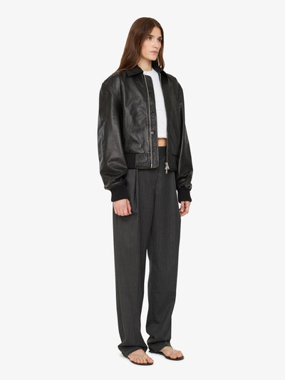Leather Flight Bomber