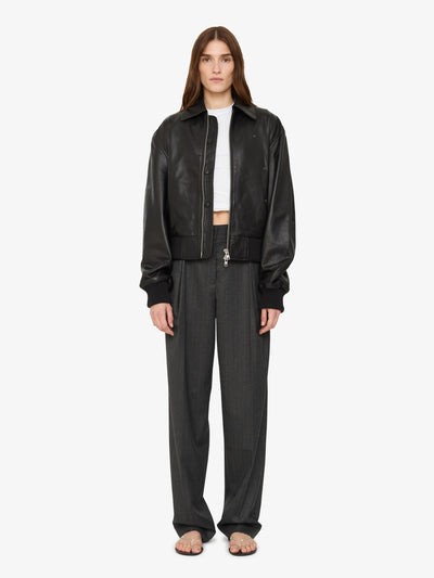 Leather Flight Bomber
