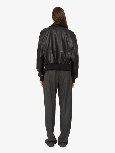 Leather Flight Bomber