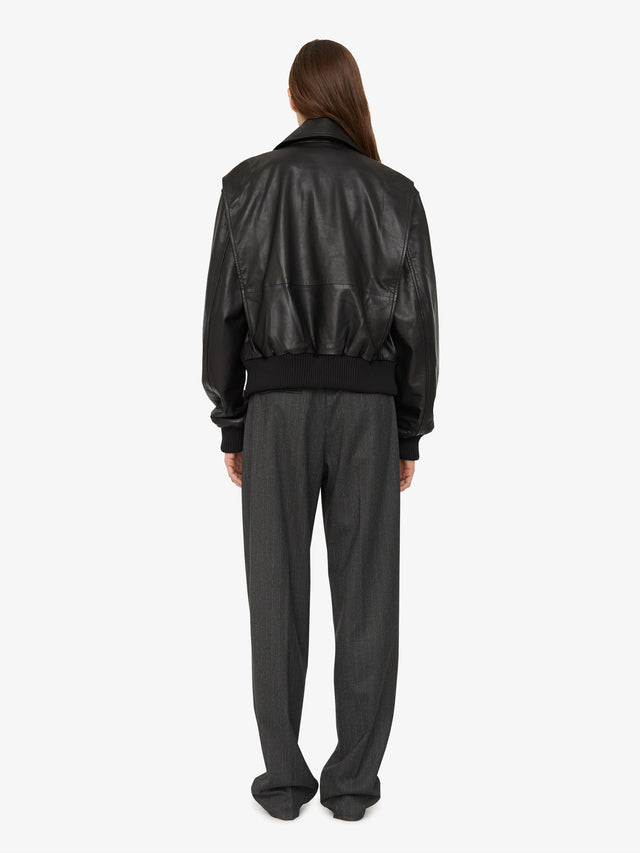 Leather Flight Bomber