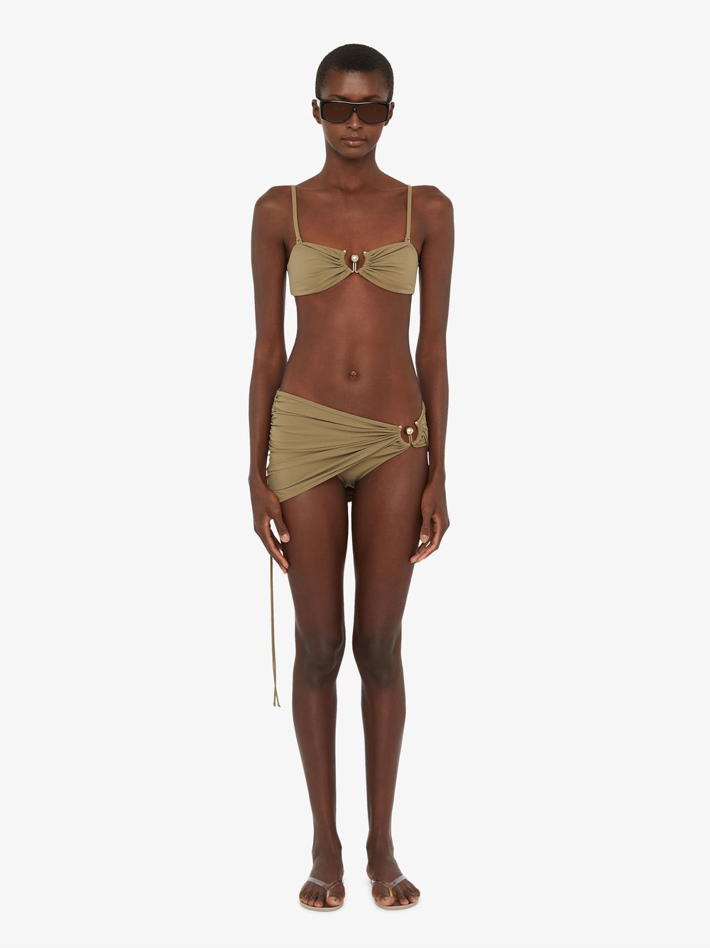 Ruched Orbit Skirt Brief