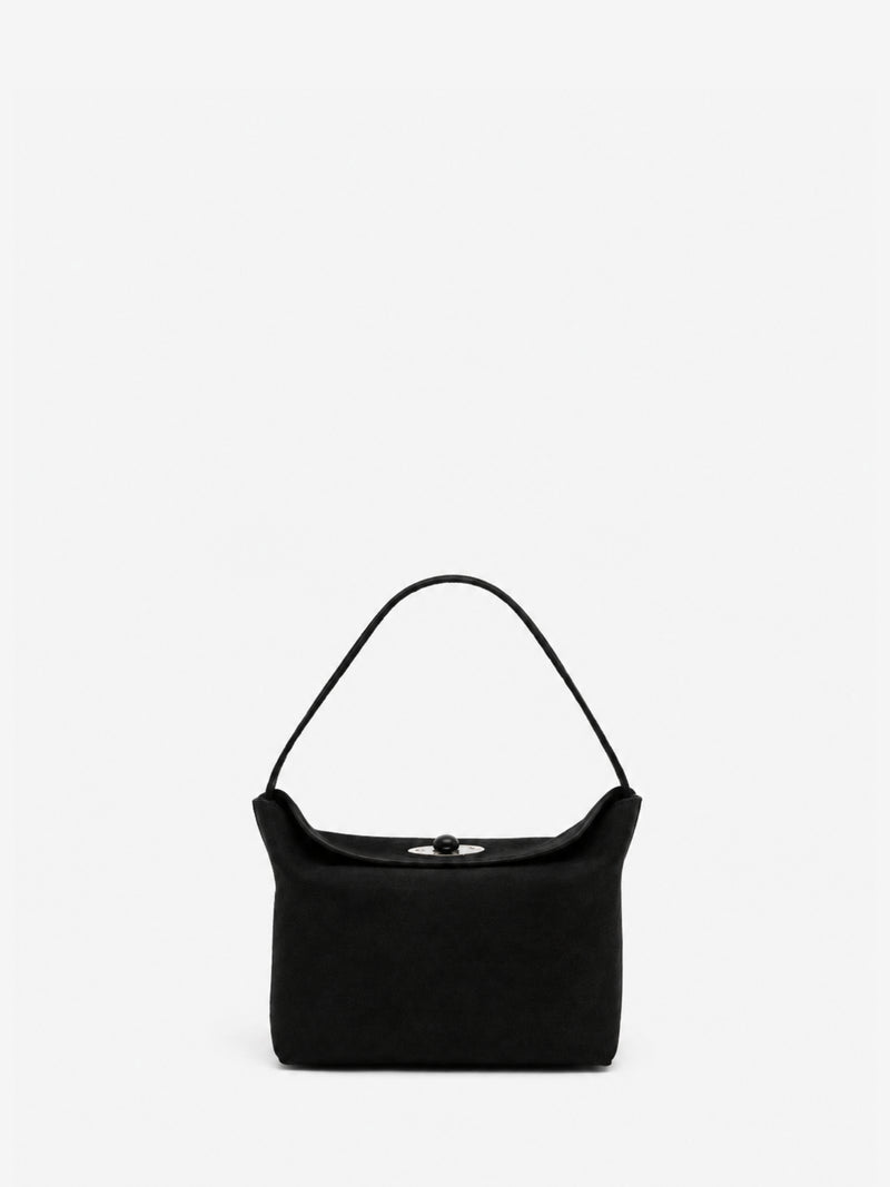 Turnlock Suede Mini Bag - Image 1