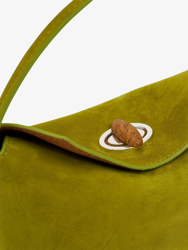 Turnlock Suede Mini Bag - Image 2