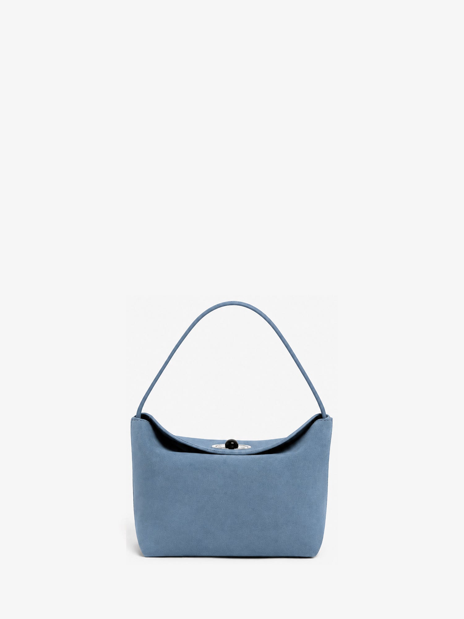 Turnlock Suede Mini Bag