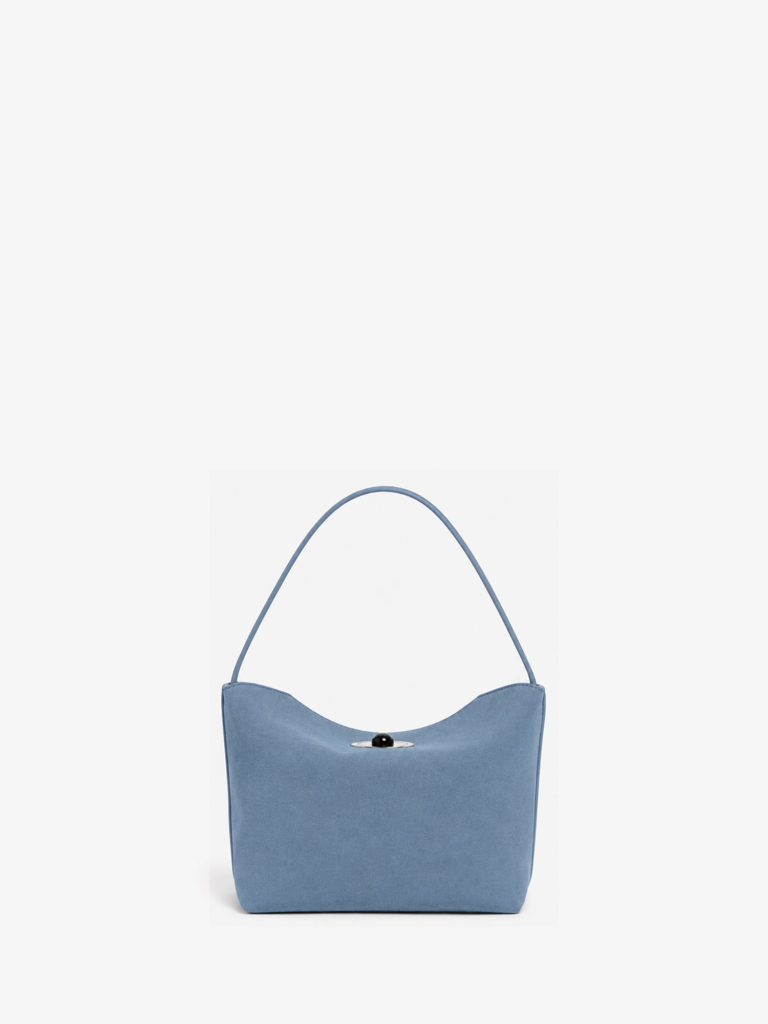 Turnlock Suede Mini Bag