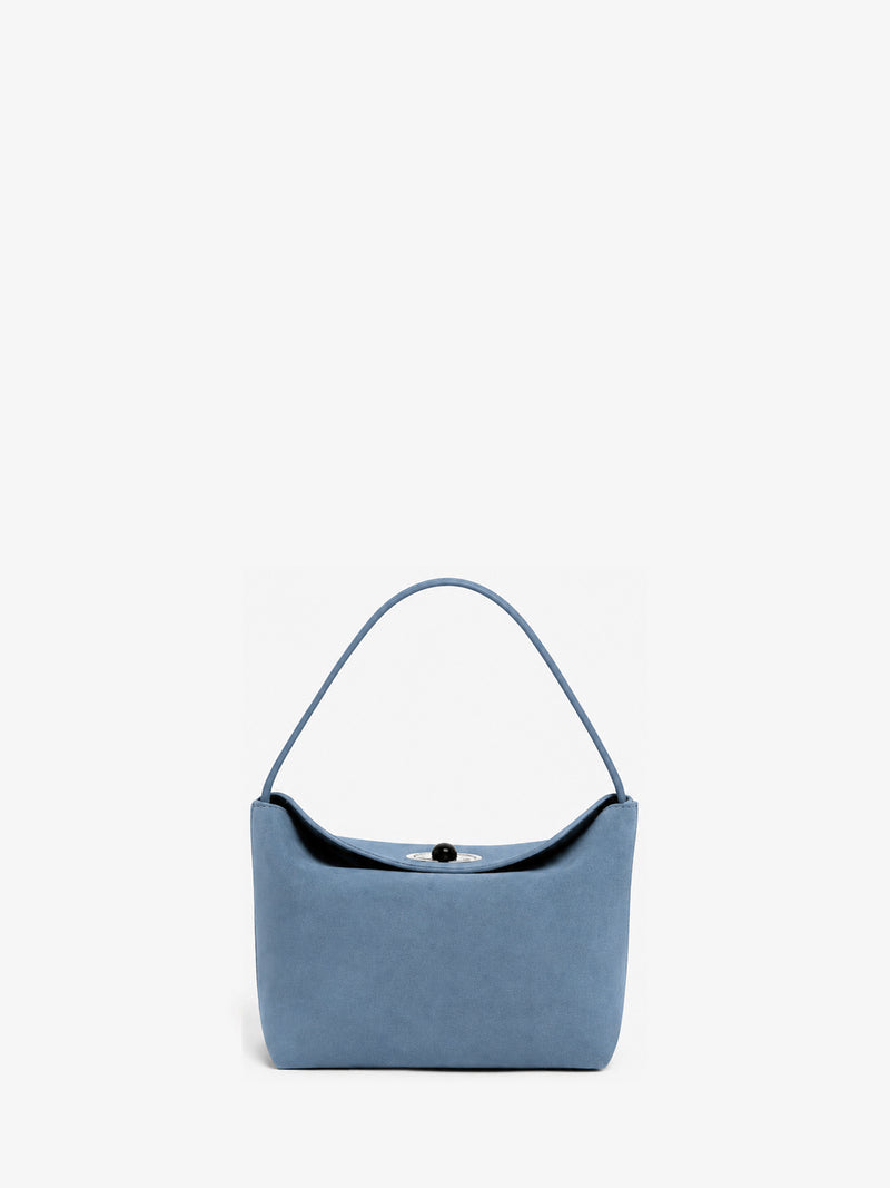 Turnlock Suede Mini Bag - Image 1