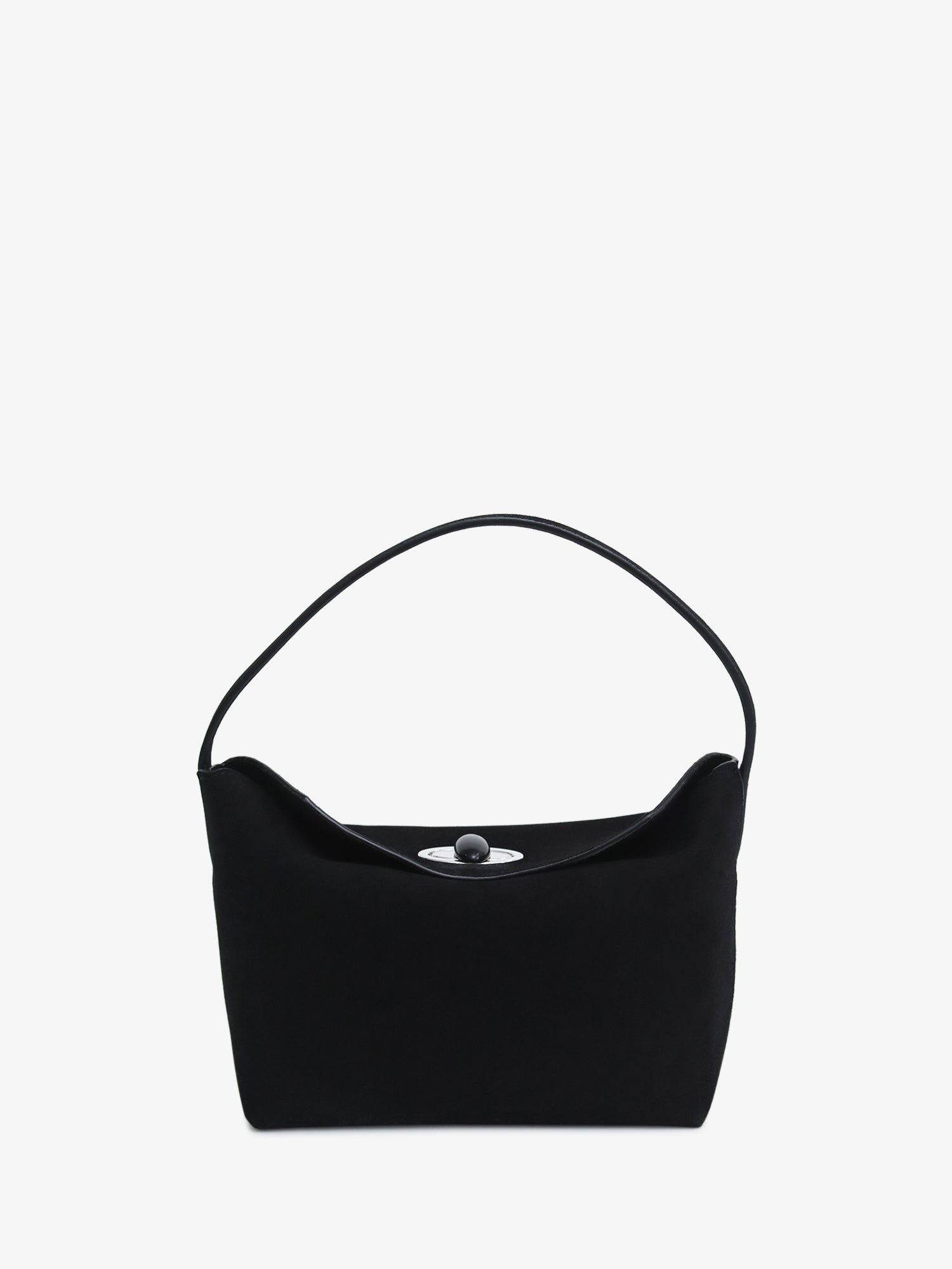 Turnlock Suede Mini Bag