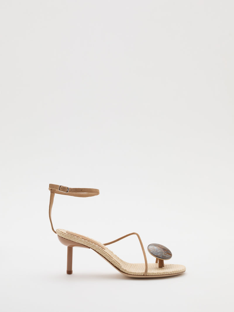 Doma Stoned Raffia Heel