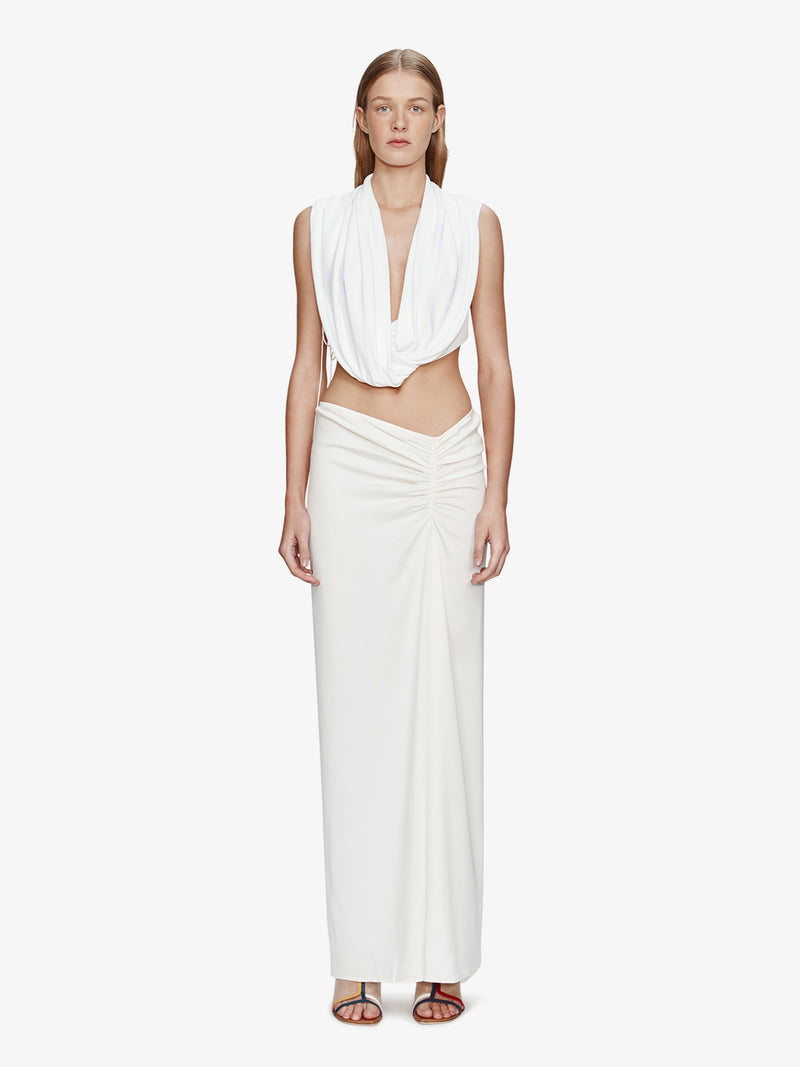 Interlock Jersey Drape Top - Image 2