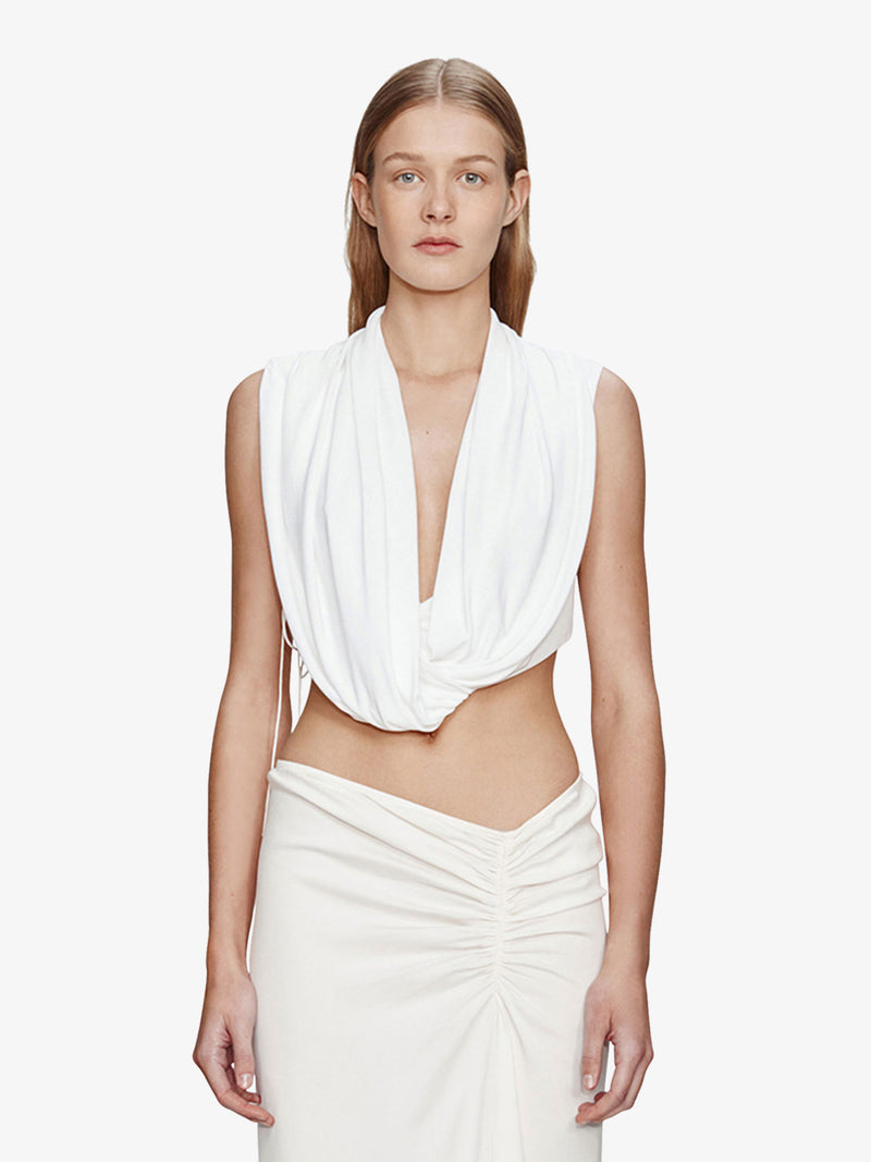 Interlock Jersey Drape Top - Image 1