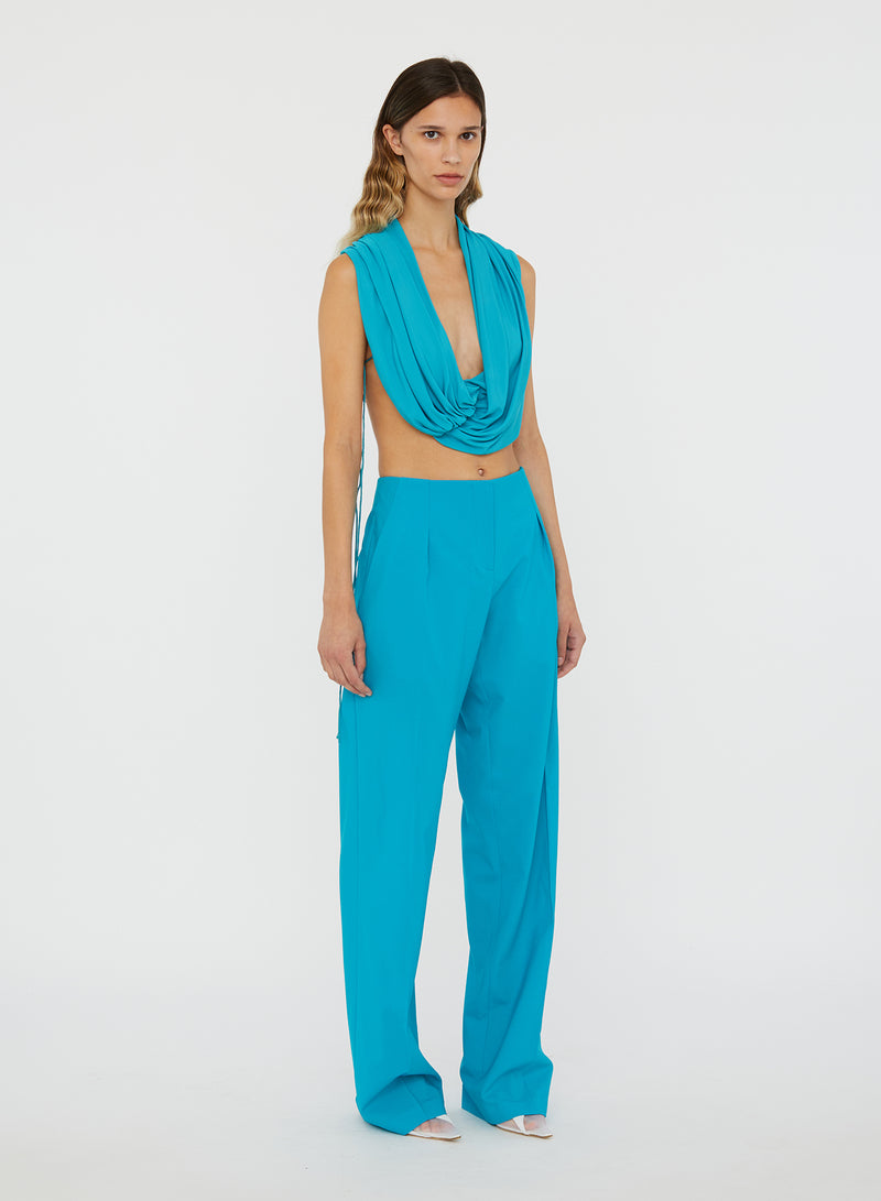 Interlock Jersey Drape Top - Image 3